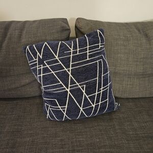 Blue Squared Pillow